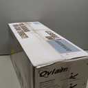 Ovlaim 52 Inch Wood Ceiling Fan, ETL Listed Quiet DC Motor Indoor Outdoor Ceiling Fans with Lights Remote Control, 3 Blade Smart Ceiling Fan for Bedroom Living Room