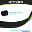 Dog Collar for Small Medium Large Dogs, Reflective, Adjustable Heavy Duty Dog Collar, Soft Neoprene Padded Comfortable for Walking (Green, M)