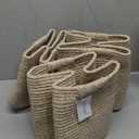 OIAHOMY Storage Cubes 11 Inch Storage Bins-3-Pack, Cotton Rope Woven Baskets for Organizing, Square Storage Baskets for Shelves Organizer, Classroom, Kids Toy Bins, Closet, Baby Nursery-Brown