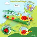 GKDOMS Soft Baby Books High Contrast Toy, Touch and Feel Crinkle Cloth Book Infant Toy with Non-Toxic Fabrics, Baby Shower, Thank You Gifts for Boys and Girls 3-6-12 Months