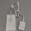 Flat Extension Cord Short 3ft, ETL Listed, NUTICT 3 Prong Indoor Extension Cord Flat Wall Plug with Outlet Cover, 13A/1625W, 900J Surge Protector, Small Outlet Extender for Kitchen Bathroom, White