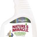 Nature's Miracle Small Animal Cage and Surface Cleaner, Bio-Enzymatic Cleaning Formula, Destroy Tough Stains and Odors, 24 Ounces (1 Count (Pack of 1))