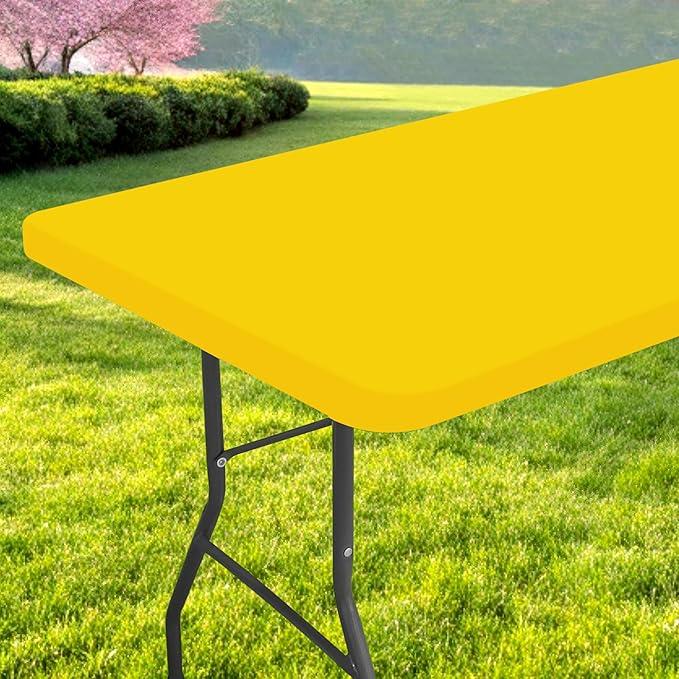 Yellow Table Cover 2 Pack 38x60 Inches