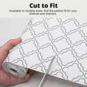 3 x Shelf & Drawer Liner for Kitchen Cabinets, 17.5In x 10Ft Non-Slip Non-Adhesive Shelf Paper Protect Dresser and Cupboard, Waterproof Drawer Mats for Bathroom, Easy Install (White Diamond)