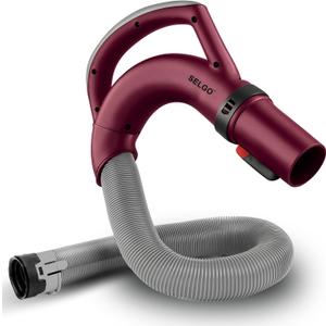 Upgraded Replacement Hose Handle - Premium Quality Shark OEM Vacuum Cleaner Hose Handle - Shark Navigator Rotator Lift-Away Upright for CU520 Series (Burgundy)