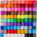 Tomorotec 100PCS Polymer Clay Value Pack 82 Colors in Bulk Small Blocks Starter Kit with Tools, Individually Wrapped Oven Modeling Clay, Molding DIY Clay, Baking Clay for Sculpting for Kids Beginner