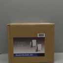 Kalium Wall Sconces Set of Two Modern Vanity Lights with Double Clear Glass Shade Matte Black Indoor Farmhouse Wall Light for Bathroom Living Room Bedroom Hallway Bulb E26 Base (Silver, 2PCS)