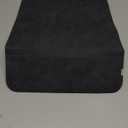 Fast Wireless Charging Mouse Pad 15W, Office Desk Pad with Ultra-Smooth Surface Non-Slip Rubber Base, Waterproof Mousepad for Computers/Office/Work/Home/Pad for iPhone Samsung (Black)