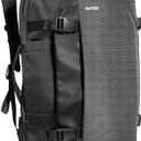 tomtoc Travel Backpack 40L, TSA Friendly Flight Approved Carry-on Luggage Hand Water-resistant Lightweight Business Rucksack, Durable Large Weekender Bag Daypack Fits 17.3 Inch Laptop, PFAS Free (Black)