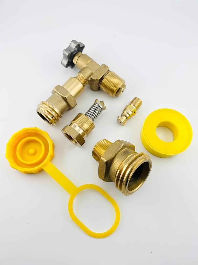 NEW FORKLIFT PROPANE TANK COMPLETE VALVE REPLACEMENT SERVICE BLEEDER FILL RELIEF