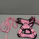 Dooradar Cat Harness and Leash Set, Escape Proof Safe Adjustable Kitten Vest Harnesses for Walking, Easy Control Soft Breathable Mesh Jacket with Reflective Strips for Cats, Pink, M