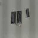 Fihatokus Pocket Door Handles and Edge Pull,4.72 inch Recessed Flush Finger Pulls,304 Stainless Steel Pocket Door Hardware, Black