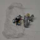 MOTOKU Set of 4 Ignition Steering Switch with Bracket Keys Left Driver Right Passenger Side Door Lock Cylinders kit for Toyota Corolla 1997-2002 RAV4 1998-2000