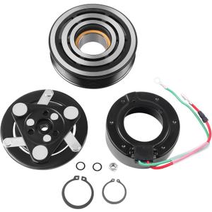 SCITOO AC Compressor Clutch Fit for Honda Civic 1.7L 2.0L 2002 2003 2004 2005, for Acura EL 1.7L 2001 2002 2003 2004 2005 AC Clutch kit