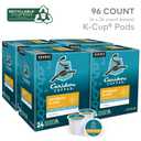 Caribou Coffee Daybreak Morning Blend, Keurig Single-Serve K-Cup Pods, Light Roast, 96 Count (4 Packs of 24) (EXP 08/07/26)