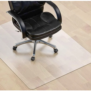 SALLOUS Clear Chair Mat, 47"x36" Office Chair Mat for Hard Floors, Vinyl Desk Chair Mat Protector for Hard Surface (Clear)