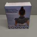 Microwave Heating Pad for Neck Shoulders and Back Pain Relief with Moist Heat, Weighted Microwavable Heated Neck Wrap Warmer, Scented Purple