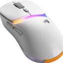 GLORIOUS Gaming Model D3 Wireless Gaming Mouse - InfinitePlay Swappable Battery, 130H Battery Life, 8k Polling, 130M Optical Switches, Ultralight 69g, 30K DPI Optical Sensor, RGB - White