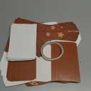 12 Pcs Cowboy Cowgirl Boots Party Favors Gift Boxes Western Party Decoration Treat Bags Wild West Candy Cookie Boxes for Last Rodeo Bachelorette Theme Birthday Supplies, 2 Designs(Brown)