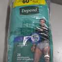 Depend Fresh Protection Adult Incontinence Underwear for Men, Disposable, Maximum, Large, Grey, 28 Count