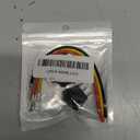 DaierTek Round Rocker Switch Shell 12V Lighted 3 Pin with Blue LED 12 Volt DC Rocker Toggle Switch for Automotive Car Truck ON Off 20A SPST