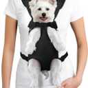 YUDODO Pet Dog Carrier Backpack Adjustable Dog Front Carrier, Legs Out Easy-Fit Dog Travel Backpack Carrier for Hiking Camping for Small Medium Dogs Cats and Rabbits (Large (Pack of 1), A-Black)