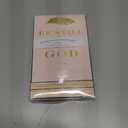 WORLD TRAVELER Eccolo Christian Art Desk Stand, Wooden Block Stand, 12 Gold Stamped Inspirational Cards