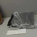 PASAMIC 2-Tier Adirondack Square Outdoor Side Table, HDPE Small Outdoor Table, Patio End Table for Patio, Pool, Backyard, Weather-Resistant (Black)