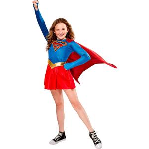Rubies DC Superheroes Supergirl TV Series: Supergirl Costume Dress for Kids, Girl's Large (Medium)