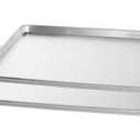 Nordic Ware Naturals Extra Large, 21 x 15 inch Baking Set - USA Made Aluminum Commercial Quality Pan for Baking or Roasting, Encapsulated Galvanized Steel Rim Prevents Warping, Sheet, Big Sheet,