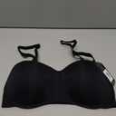 Maidenform Women's Pure Comfort Strapless, Stay-put Wireless, Full-coverage Convertible Bra Size L, Black