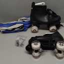 XUDREZ Classic Roller Skates High-Top Double-Row Leather Roller Skates for Women and Men Size 38