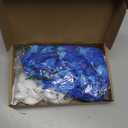 Hanaive 42 Pcs Blue Orchids Artificial Flower Vase Fillers for Floating Candles Wedding Table Centerpiece Blue Orchid and Unscented Floating Candles for Wedding Table Christmas Party Home Decoration