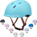 Kids Bike Helmet,Toddler Cyling Helmets for Ages 5-8-9-10-12-14-16Years Youth Boys & Girls,Child Adjustable Multi-Sport Bicycle Skateboard Roller Skate Scooter Balance Skateboarding Helmet (Light-blue)