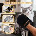Pet Hair Removal Glove for Dogs & Cats, Pet Hair for Cat and Dog, with Electrostatic Tech, for Carpet, Couch, Furniture,Upgraded Five-Finger Electrostatic Pet Hair Gloves