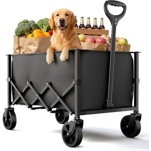 Folding Wagon Cart,Portable Heavy Duty Utility Foldable Garden Wagon Cart for Sports, Shopping, Camping and Outdoor Sport Folding Wagon Cart,Portable Heavy Duty Utility Foldable Garden Wagon Cart for Sports, Shopping, Camping and Outdoor Sport