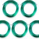 JWYN 5pk 25Ft Oxygen Supply Tubing, 3-Channel Kink-Resistant Design, Salter Style Green