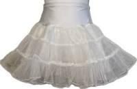 Children's White 1950's Style Little Girl's PETTICOAT CRINOLINE SLIP