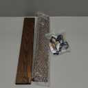 IBosins Wall Mounted Coat Rack, 2 Pack Metal Wood Coat Rack with 8 Black Rustic Hooks for Scarf, Bag, Towel, Key, Cap, Cup, Hat