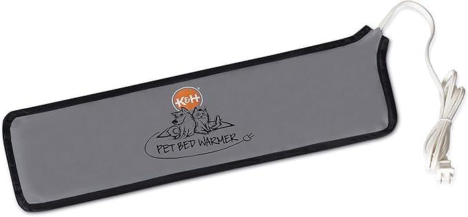 K&H Pet Products Pet Bed Warmer, Turn Any Pet Bed Into a Heated Cat or Dog Bed, Waterproof Indoor Heated Warming Pad Insert, Automatic Temperature, Safety Listed  Medium 20.5 X 6.75in Gray