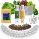 inbloom Salad Green Seed Pod Kit for AeroGarden, Ahopegarden, GARDENCUBE, MUFGA, 50 Pods (350+ Seeds with American Fast/Paris Island/Buttercrunch Lettuce, Swiss Chard, Spinach, Cauliflower, Cabbage)