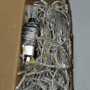 JMEXSUSS 38.8FT Icicle Lights for Outside, 400 LED Icicle Christmas Lights Outdoor Indoor Plug in, Warm White String Lights for Christmas House Patio Party Fireplace Holiday Decorations