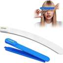 Professional Hair Styling Tools: DIY Layering and Trimming Kit with Clips, Guide for Bangs, Layers, Split Ends - Blue