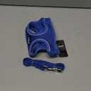 Fida Comfy Dog Harness with Leash, Cat Vest Harness Escape Proof, Breathable Lightweight Soft Mesh, Adjustable Reflective Step-in Harness for Puppy Toy Breeds & Extra-Small Pet (XXS, Blue) (XXS (Neck:11.4"-12.2"; Girth:12.6"-14.2"))