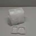 30Pcs 130ml Disposable Sauce & Dip Cups, 2Compartment Plastic Condiment Containers for Ketchup, Salad Dressing, Oil & Vinegar, Chili Sauce