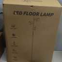 SIBRILLE 36W LED Tree Floor Lamp, Modern Dimmable Standing Lamp with Remote & Touch Control, 4 Color Temperatures, 3 Rotatable LED Light Floor Lamps for Living Room, Bedroom, Office