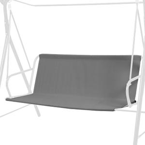 Outdoor Porch Patio Swing Seat Cover, 600D Thickened Oxford Waterproof Swing Cushion Protection Covers Replacement for Outdoors Garden Yard Furniture Chairs (Gray, 58.2"x19.7"x19.7")