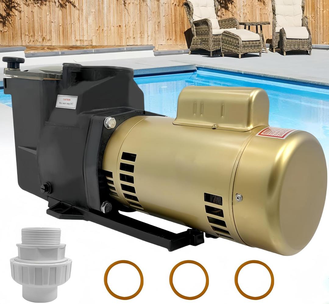 W3SP2621X25 Pool Pump 2.5 HP 230V Single Speed Super Pump Pool Pump for Hayward SP2621X25 Super Pump for In-Ground Pool and Spa