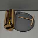 SENSARTE Nonstick Crepe Pan, Swiss Granite Coating Dosa Pan Pancake Flat Skillet Tawa Griddle 10-Inch with Stay-Cool Handle, Induction Compatible (Gray)