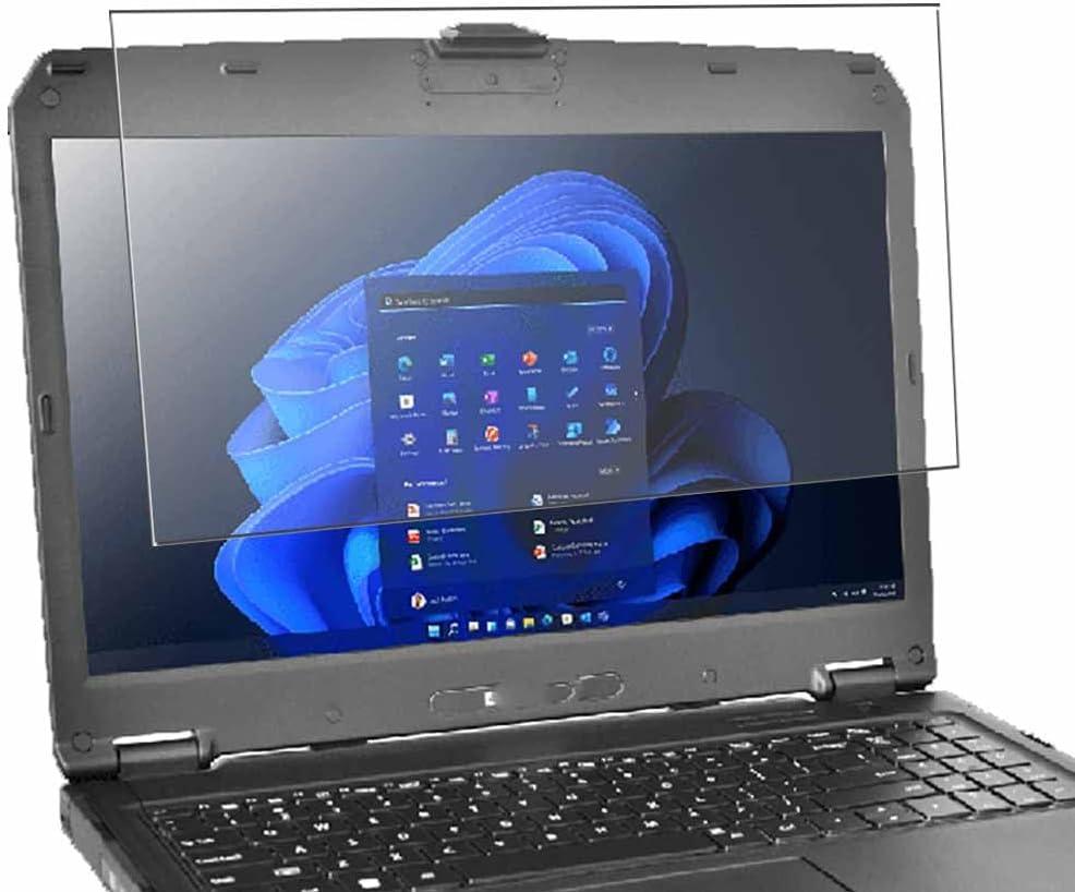 Puccy Tempered Glass Screen Protector Film, compatible with Durabook S15 rugged laptop 15.6" Laptop (Active Area Cover Only) Protective Protectors Guard